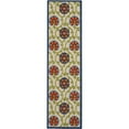 thumbnail image 1 of 2 x 6 ft. Blue Vines Indoor & Outdoor Runner Rug, 1 of 1