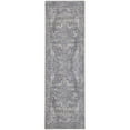 thumbnail image 1 of 2 x 6 ft. Gray Oriental Power Loom Distressed Washable Runner Area Rug - Gray - 2 x 6 ft., 1 of 1