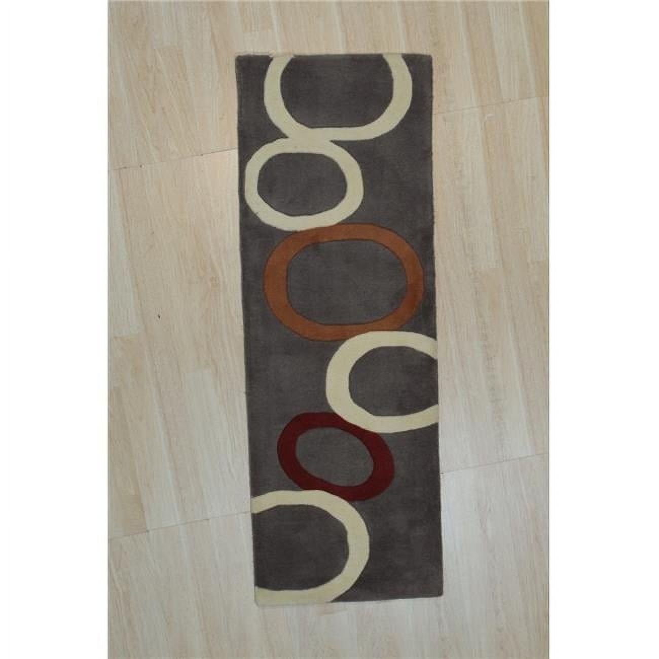 2 x 6 ft. Modern Transitional Hand Tufted Area Rug - Grey - Walmart.com