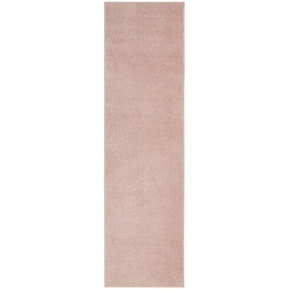 2 x 6 ft. Pink Non Skid Indoor & Outdoor Runner Area Rug - Pink - 2 x 6 ft.