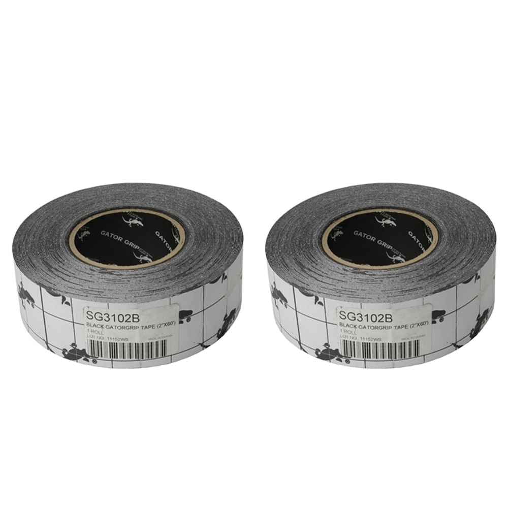 2" x 60' Black Anti Slip Grip Tape - 2 Pack