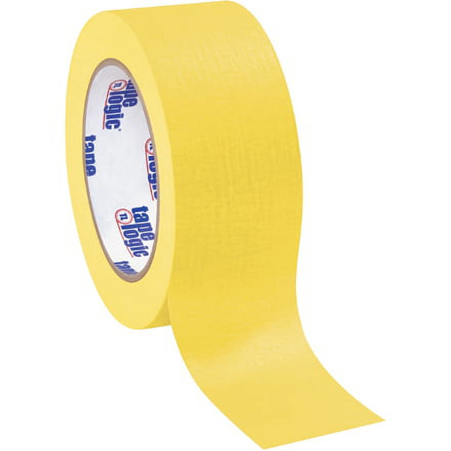 2 x 60 yds Yellow Tape Logic™ Masking Tape 24 Rolls / Case