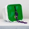 thumbnail image 1 of 2" x 65' Purple Heavy Duty Plastic Safety Chain - Pail, 1 of 9