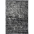 thumbnail image 1 of 2' x 7' Grey Abstract Lines Runner Rug, 1 of 2
