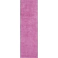 thumbnail image 1 of 2' x 7' Hot Pink Plain Runner Rug, 1 of 4