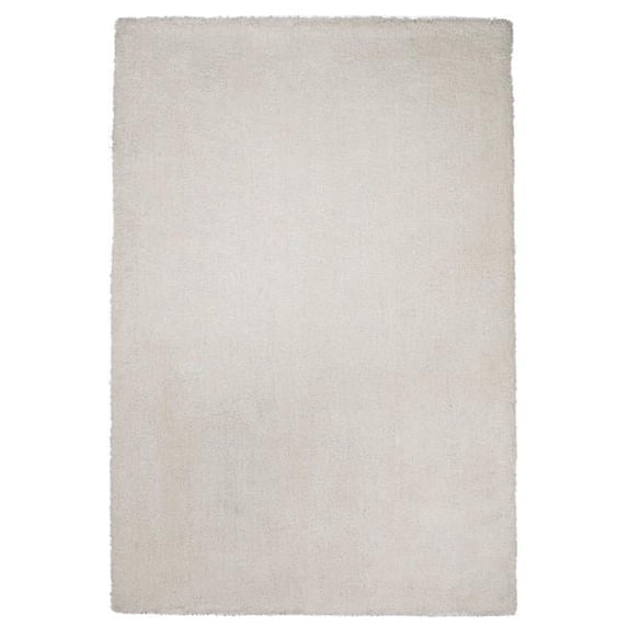 2'3" x 7'6" Runner Polyester Ivory Area Rug