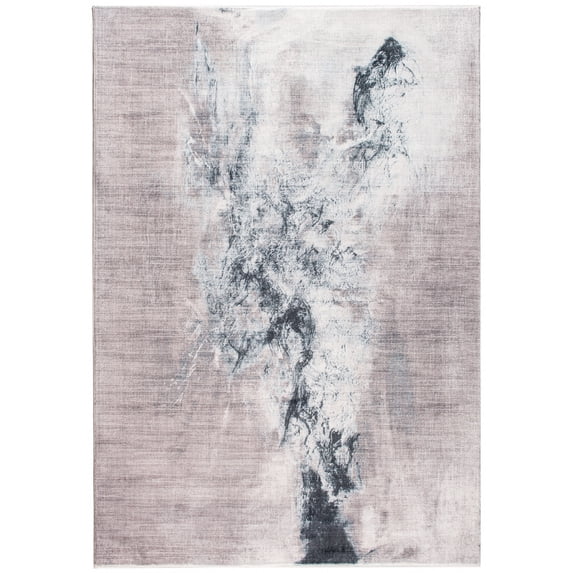 2’ x 7’ Sand Abstract Splash Modern Runner Rug