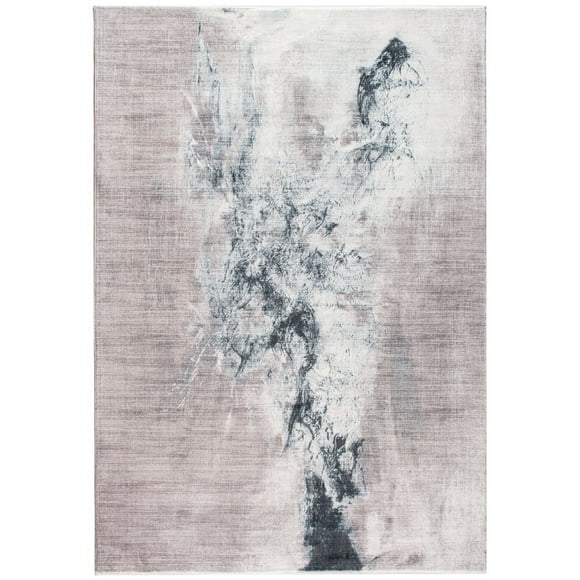 2 x 7 Sand Abstract Splash Modern Runner Rug