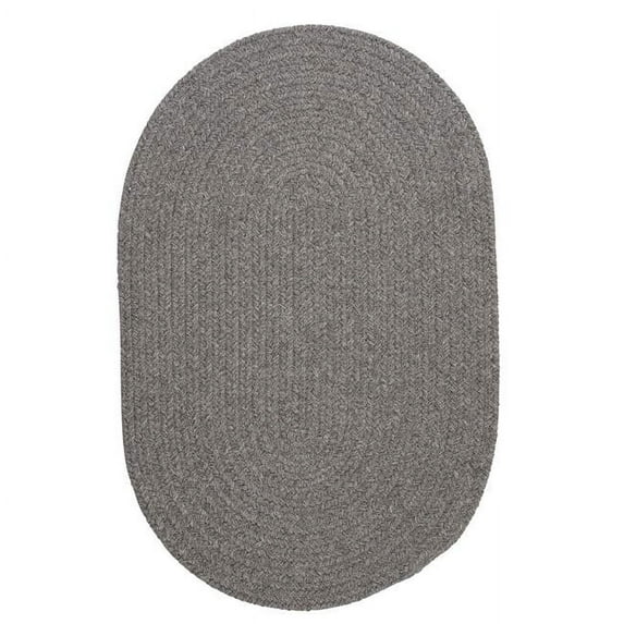 2 x 7 ft. Bristol Oval Blend Rug, Gray