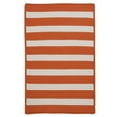 thumbnail image 1 of 2 x 7 ft. Stripe It Rug, Tangerine, 1 of 1