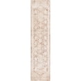 thumbnail image 1 of 2' x 8' Beige and Ivory Border Rectangular Rug Runner, 1 of 3