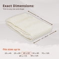 thumbnail image 1 of 2' x 8' Ivory King's Premium Non Slip Rug Pad, 1 of 8