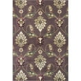 thumbnail image 1 of 2' x 8' Plum Floral Traditional Runner Rug, 1 of 3