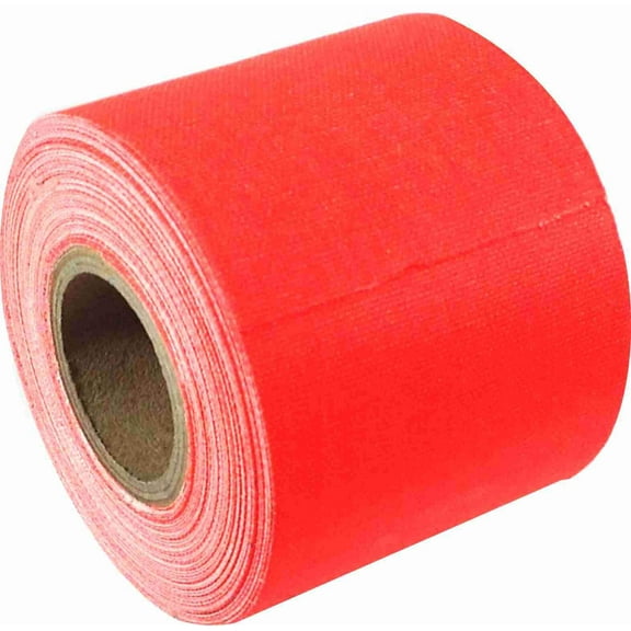 2" x 8 YARD MINI ROLL GAFFERS TAPE - FLORESCENT ORANGE - Single Rolls