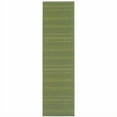 thumbnail image 1 of 2 x 8 ft. Green Stain Resistant Indoor & Outdoor Rectangle Area Rug - Green - 2 x 8 ft., 1 of 1