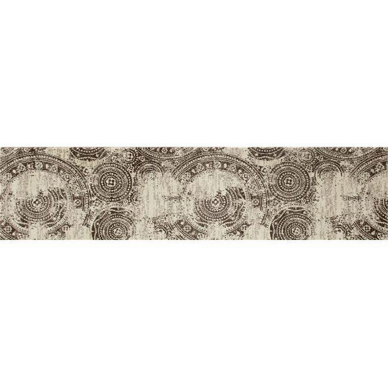 Coins Area Rug 2 x 8 ft. Milan Collection Coins Woven Area Rug Runner, Beige - Walmart.com