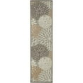 thumbnail image 1 of 2 x 8 ft. Natural & Gray Indoor & Outdoor Runner Rug, 1 of 1