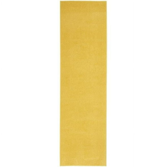 2 x 8 ft. Yellow Non Skid Indoor & Outdoor Runner Rug