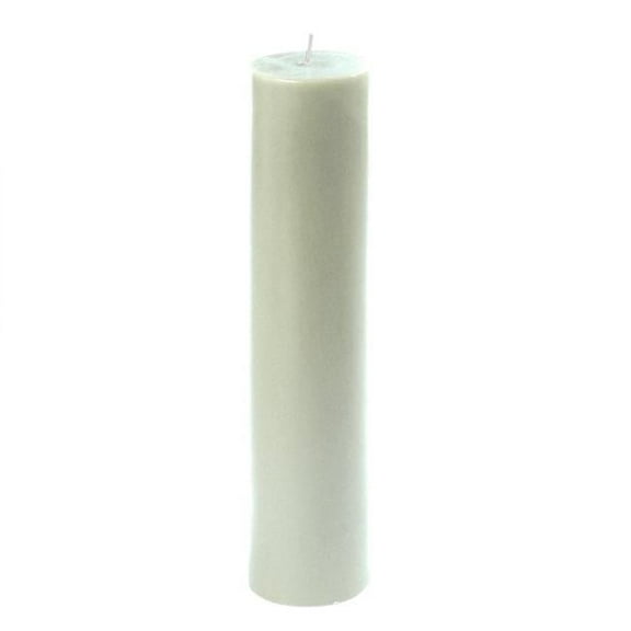 2 x 9 in. White Pillar Candle