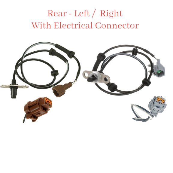 2 x ABS Wheel Speed Sensor  Connectors Rear L/R Fits: Nissan Frontier 2005-2019