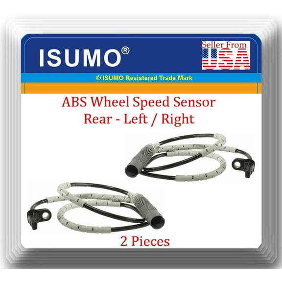2 x ABS Wheel Speed Sensor Rear L/R Fits:OEM#34526762476 BMW 1 328 330 335 M3