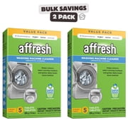 2 x - Affresh Washing Machine Cleaner, Cleans Front Load and Top Load Washers, Including HE, 5 Tablets