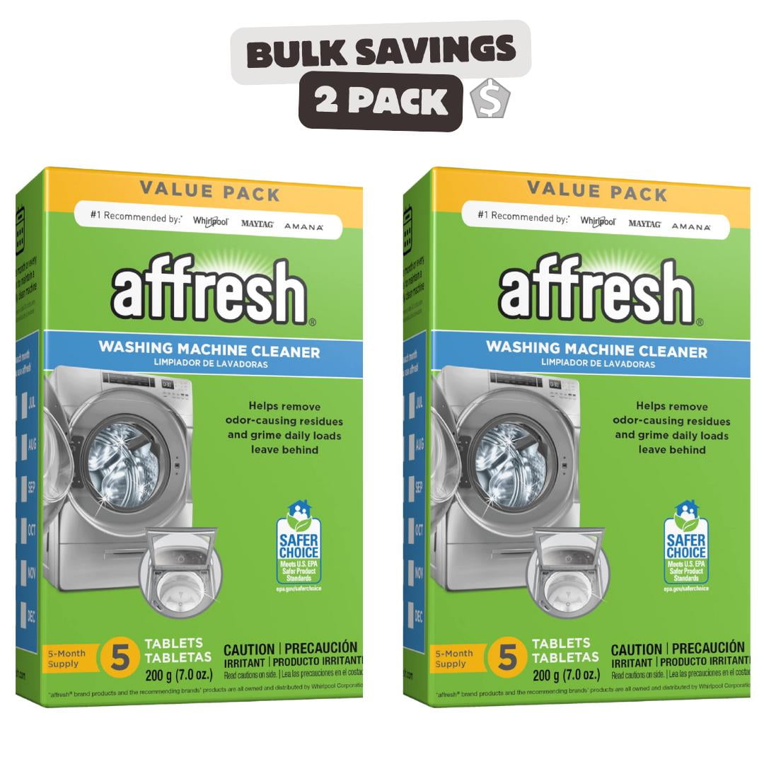 2 x - Affresh Washing Machine Cleaner, Cleans Front Load and Top Load Washers, Including HE, 5 Tablets