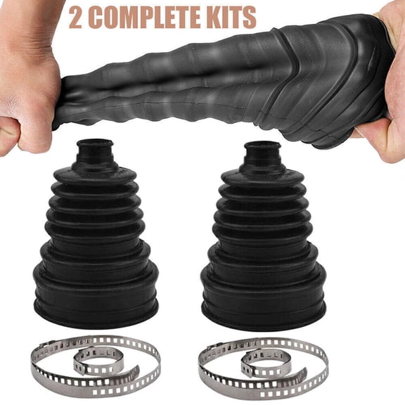 2 x Axle Boot Bellows Drive Shaft Universal Joint Set Boot New