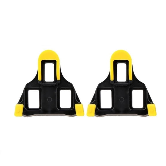 2 x Bicycle Bike Self-locking Pedal Cleats Set Yellow for SM-SH11 SPD-SL for road Mountain Bike accessories