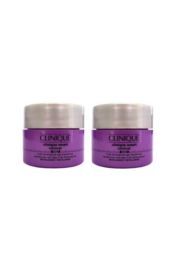 2 x CLINIQUE Smart Clinical MD Multi-Dimensional Age Transformer - Revolumize, 0.5oz / 15ml x 2 = 1oz / 30ml
