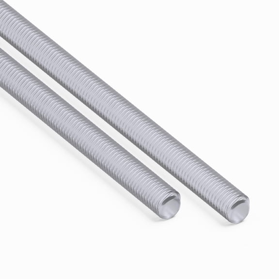 2 x Clear Acrylic M8x500mm Threaded Rods (5/16 x 19-11/16 in)