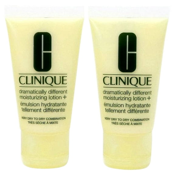2 x Clinique Dramatically Different Moisturizing Lotion+, 1.7oz/50ml x 2  = 3.4oz/100ml