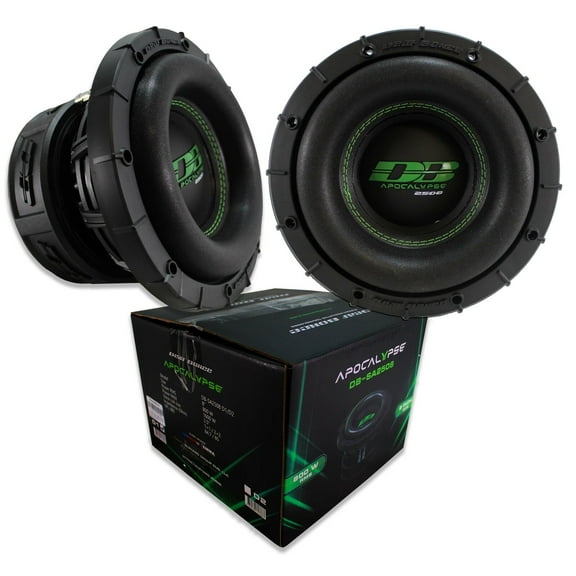 2 x Deaf Bonce Apocalypse Car Audio 8" 3200W DVC 1 Ohm Bass Subwoofers SA2508-D1 New