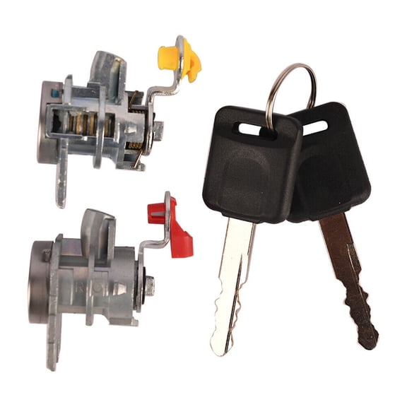 2 x Door Lock Cylinder 2 x Keys For Nissan Versa 2007-2013 H0601-EL00B H0601-EL00A