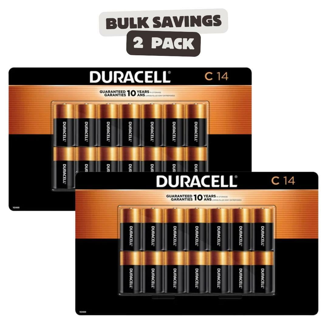 2 x Duracell C Alkaline Batteries