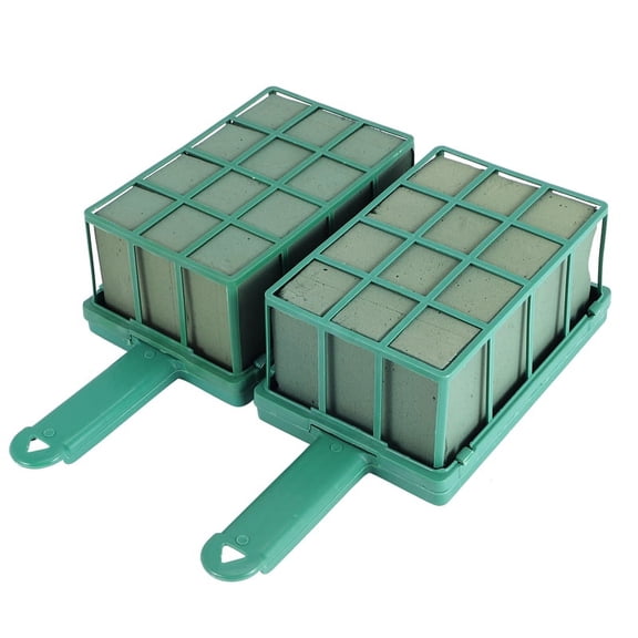 2 x Floral Foam Cage-green