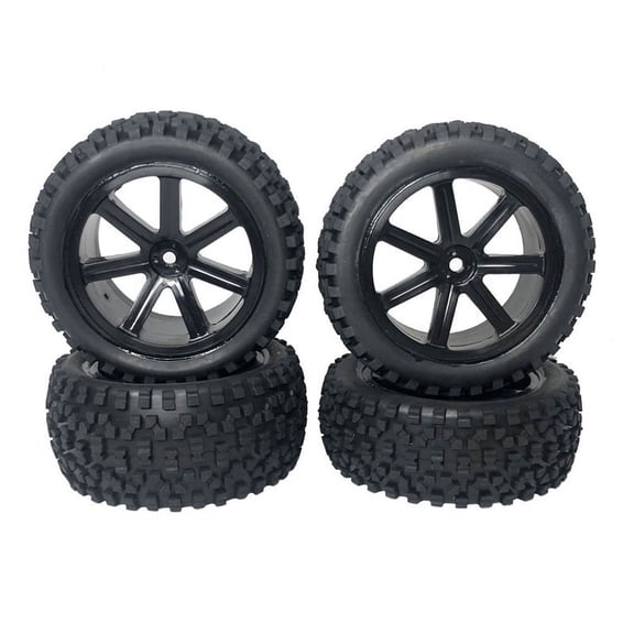 2 x Front Tire 2 x Rear Tire-black