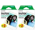thumbnail image 1 of 2 x Fujifilm Square Twin Pack Film, 20 Exposures (Total 40 Prints), 1 of 1