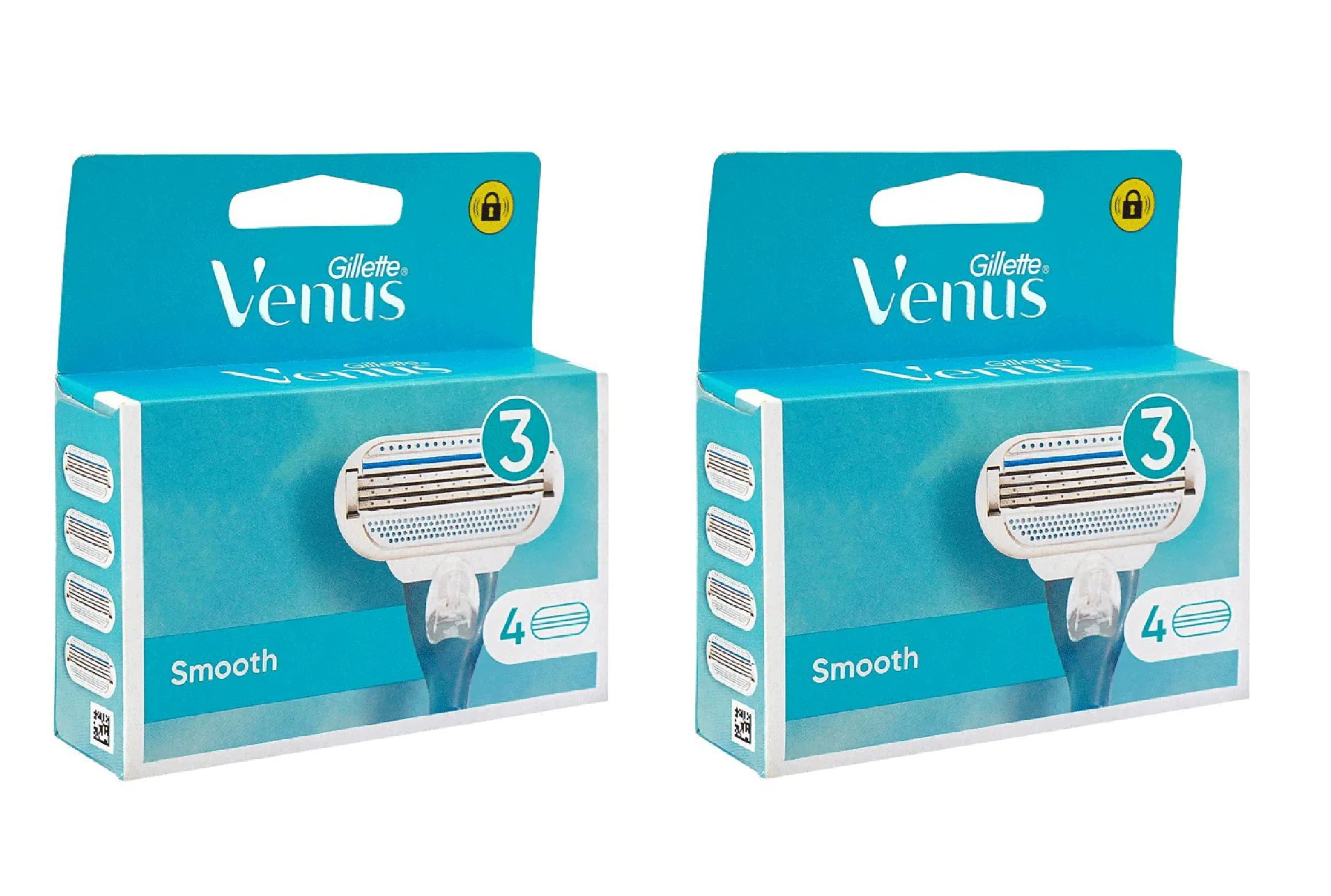 2 x Gillette Venus 4 Refill Razor Cartridges Blades for Women