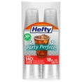 thumbnail image 1 of 2 x - Hefty Party Perfect Clear Plastic Cups, 18 Ounce, 140 Count, 1 of 1