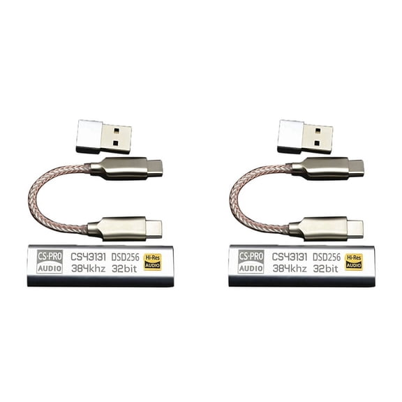 2 x Host 2 x Adapter Cable 2 x USB Adapter-Silver