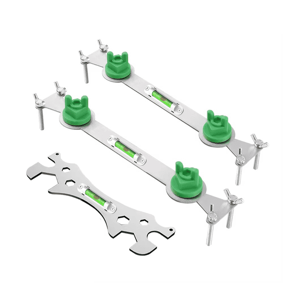 2 x Hot and Cold Water Leveler 1 x Wrench-As Shown