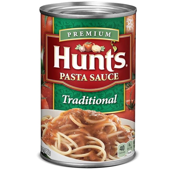 2 x Hunt's Traditional Pasta Sauce, 24 oz