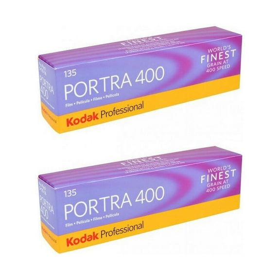 2 x Kodak Portra 400 Professional ISO 400, 35mm, 36 Exposures, Color Negative Film (5 Roll per Pack)
