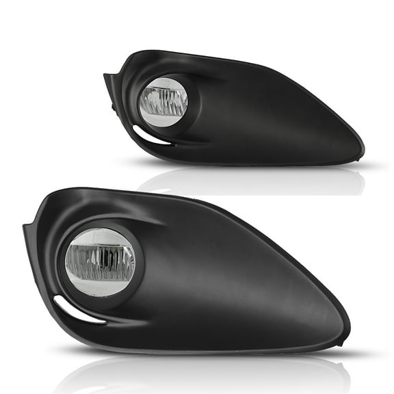 2 x LED Fog Lights For 2017 Toyota Pruis C Clear Lens Lamps Switch+Wiring Harness