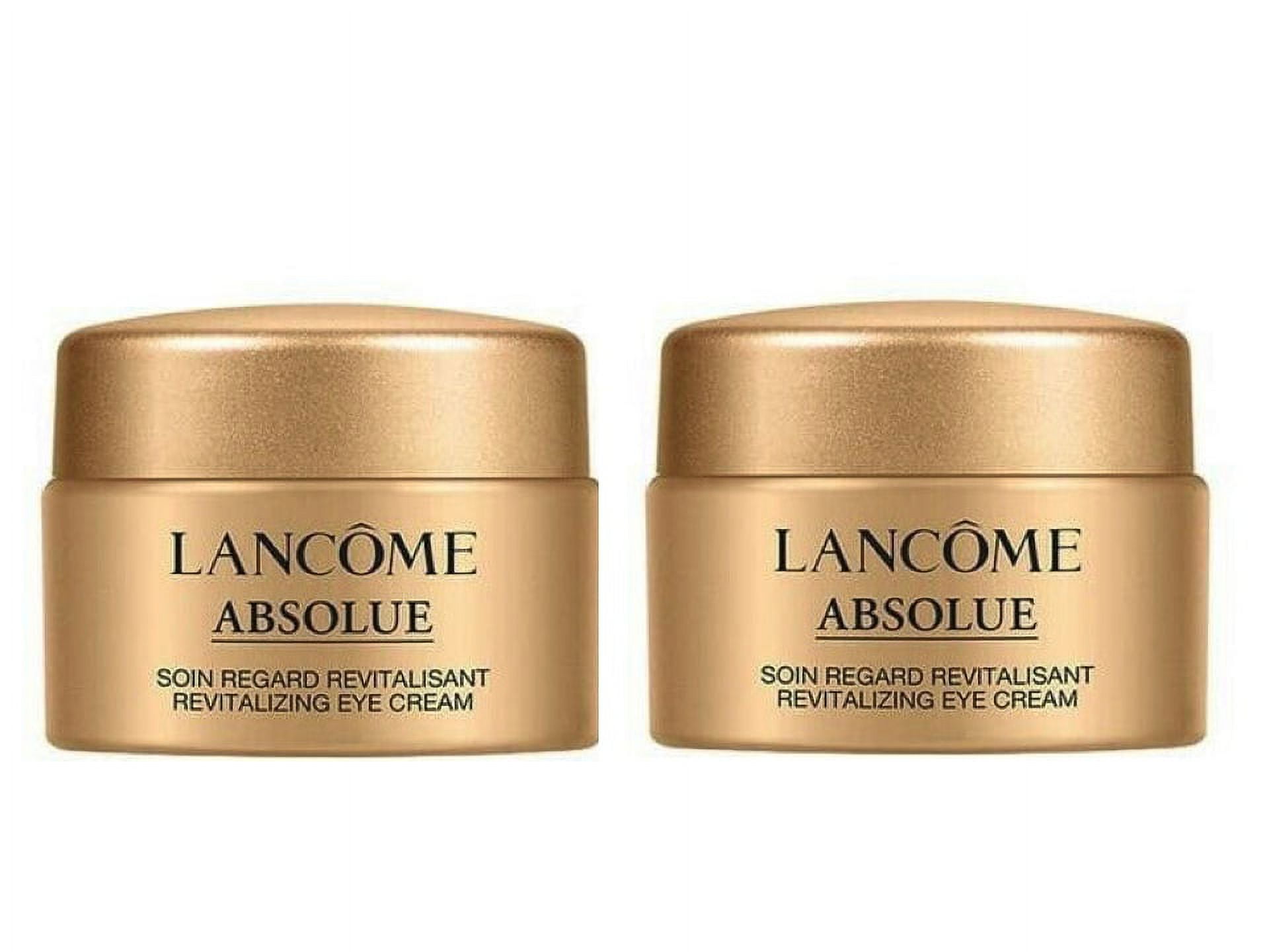 2 x Lancome Absolue Revitalizing Eye Cream 0.17oz/5ml x 2 = 0.34oz/10ml