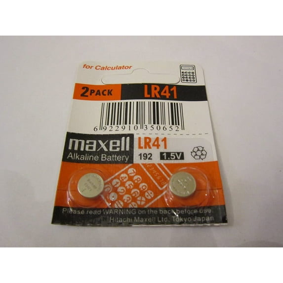 2 x Maxell LR41 /192 / AG3 / V3GA 1.5v Alkaline Button Cell Battery Batteries + 30% Off!
