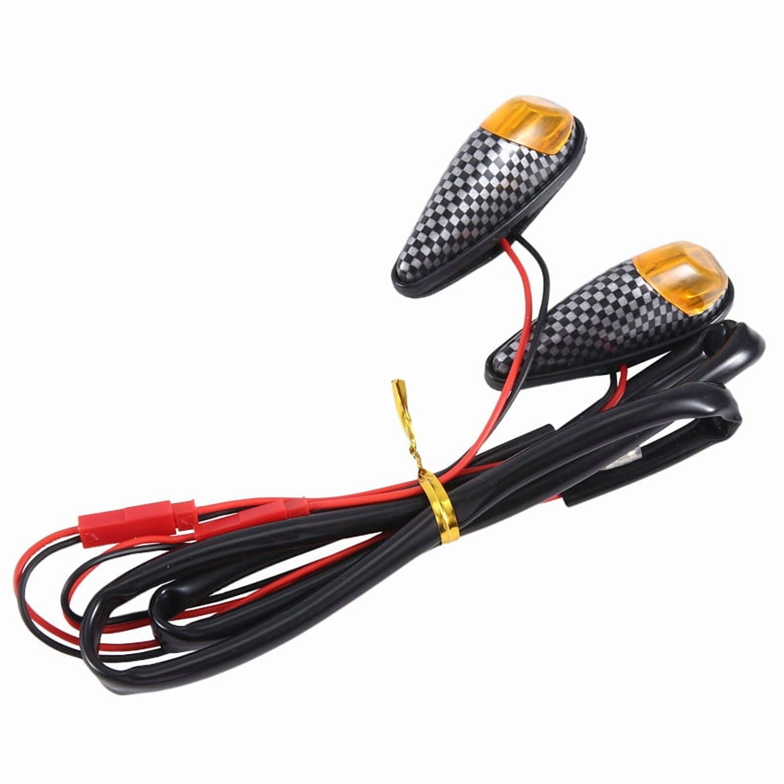2 x Motorcycle Indicators High Power LED Mini Indicator Flashing Signal ...