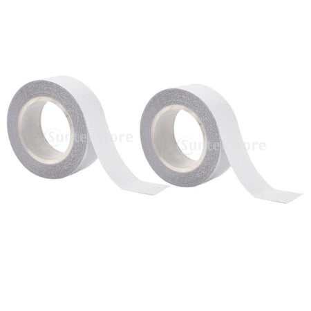 2 x Multipurpose Waterproof Fabric Seam Sealing Tape Durable Clothing Repairing Tapes Rolls Transparent - Width 1.6 cm