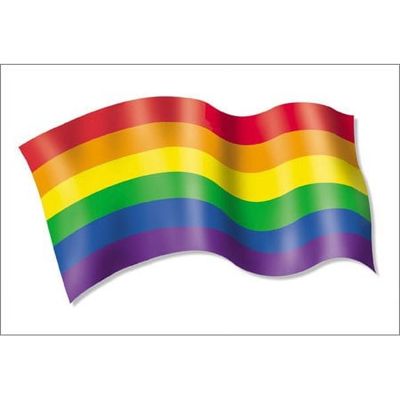 2 x NSI - Pride Rainbow Flag Postcards - 6'' x 4'' Inches